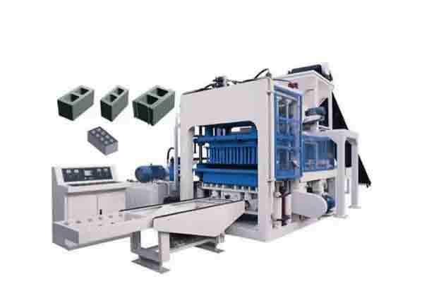 QT4-15 Fully Automatic cement brick making machine concrete hollow block  interlocking block making machine