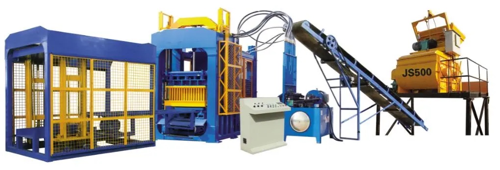 QT6-15 Hydraulic full automatic hollow cement block making machine  concrete block machine brick making machine for sale