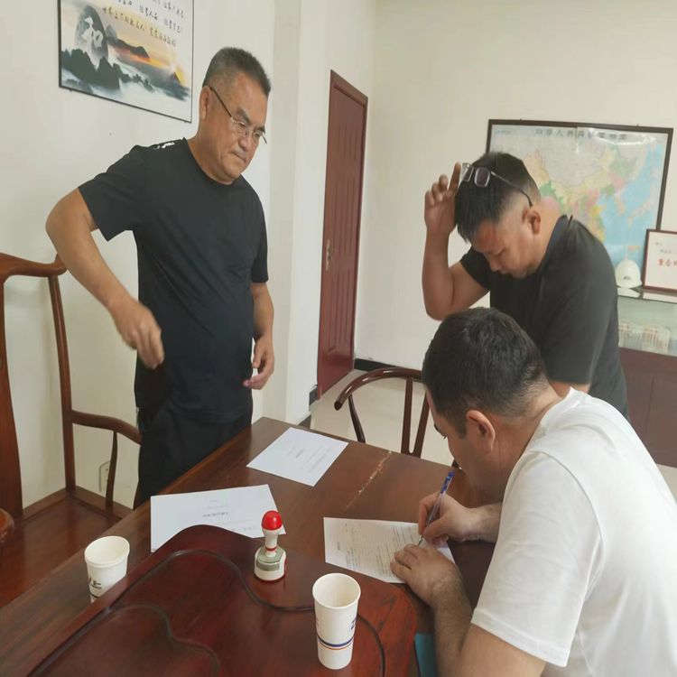 Almaty customers sign contracts